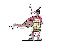 古代武士男性