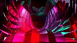 绚丽抽象的大型3D背景特效