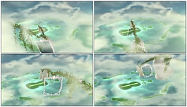 筑梦国度小岛视频素材