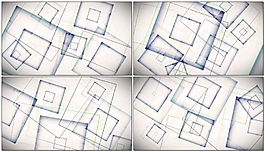 方块映射视频素材