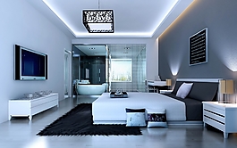 简约时尚大气卧室装修风格