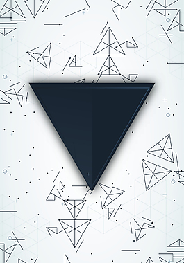 矢量扁平几何广告背景