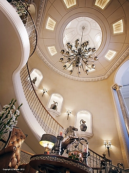 奢华精美欧式风格大厅吊顶效果图设计