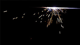 电焊火花动态视频素材