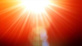 橙色光线发散漏光转场过渡视频素材