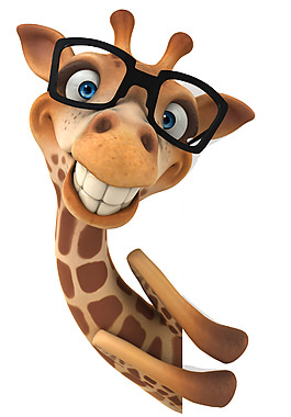 手绘卡通小鹿元素