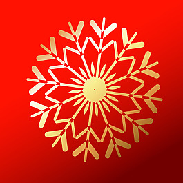 金色花卉矢量素材