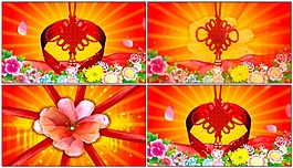 春节晚会喜庆背景视频素材