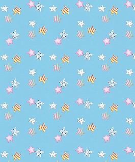 卡通五角星填充背景纹理