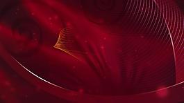 红色波浪线条动态视频素材