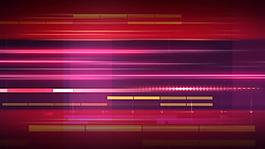 红色背景彩色线条动态视频素材