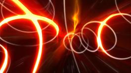 红色炫彩线条光圈动态视频素材