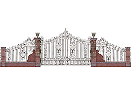 简约欧式大门元素