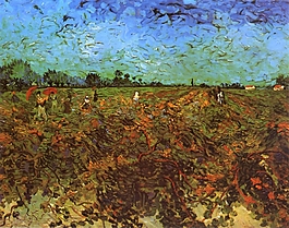 美丽乡村田地风景油画背景墙素材