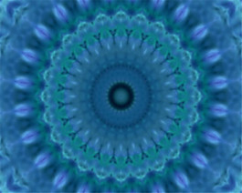 清新唯美动态万花筒视觉特效