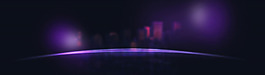 紫色光线淘宝全屏banner背景