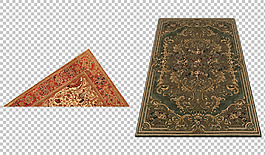 民族风格地毯免抠png透明图层素材