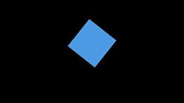 蓝色矩形跳跃动态视频素材