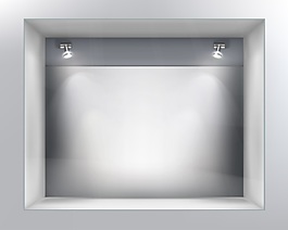 顶灯会展照明设计矢量素材