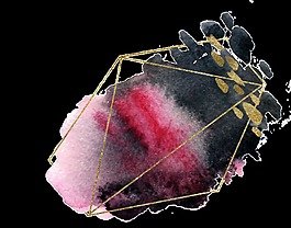 水墨创意水彩装饰素材