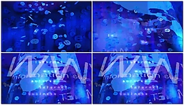 蓝色科技动态视频素材