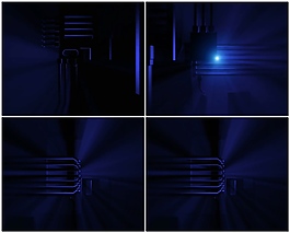 深蓝科技动态视频素材