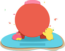 中秋节玉兔png元素素材