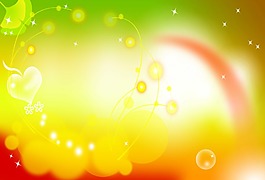 梦幻光韵渐变色彩小清新背景