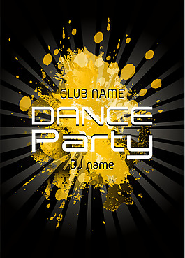 水彩水墨飞溅背景矢量素材