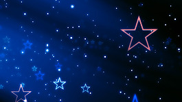璀璨星空星星粒子飘浮视频素材