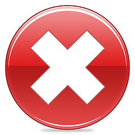 红色错误提示icon图标