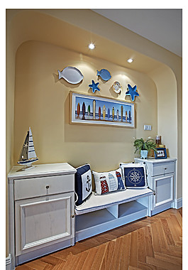 地中海简约风格卧室装饰画装修效果图