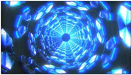 蓝色钻石通道视频素材