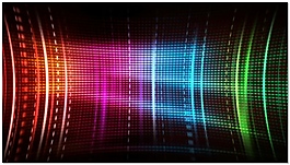 彩虹弧形背景视频素材