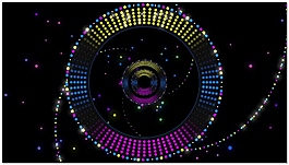 超炫粒子飘散视频素材