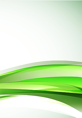 绿色飘带背景素材