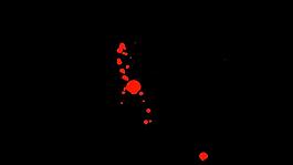 红色血液滴落高清视频素材