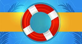 夏日活动促销海报背景