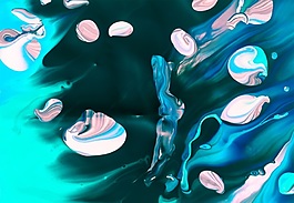 艺术抽象插画背景
