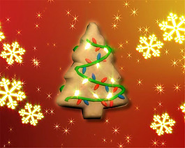 缤纷卡通圣诞树