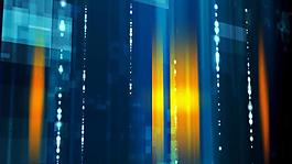 紫色缩放炫光特效视频素材