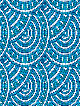 蓝色弧形填充背景素材