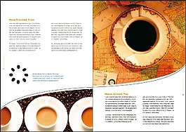 咖啡宣传海报广告背景