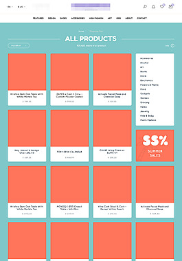 企业产品中心界面模板素材