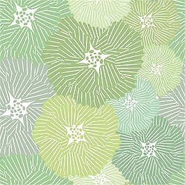 多色花朵卡通填充背景矢量素材