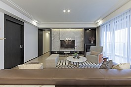 室内客厅现代简约装修效果图