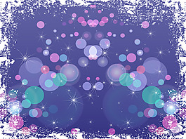 梦幻商业海报画册矢量背景素材