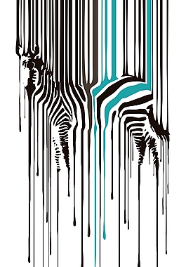 手绘彩绘水彩油墨滴绘画装饰画