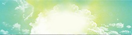 梦幻温馨蓝色飞云淘宝banner背景