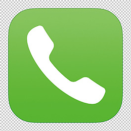 电话图标高清绿色图片
